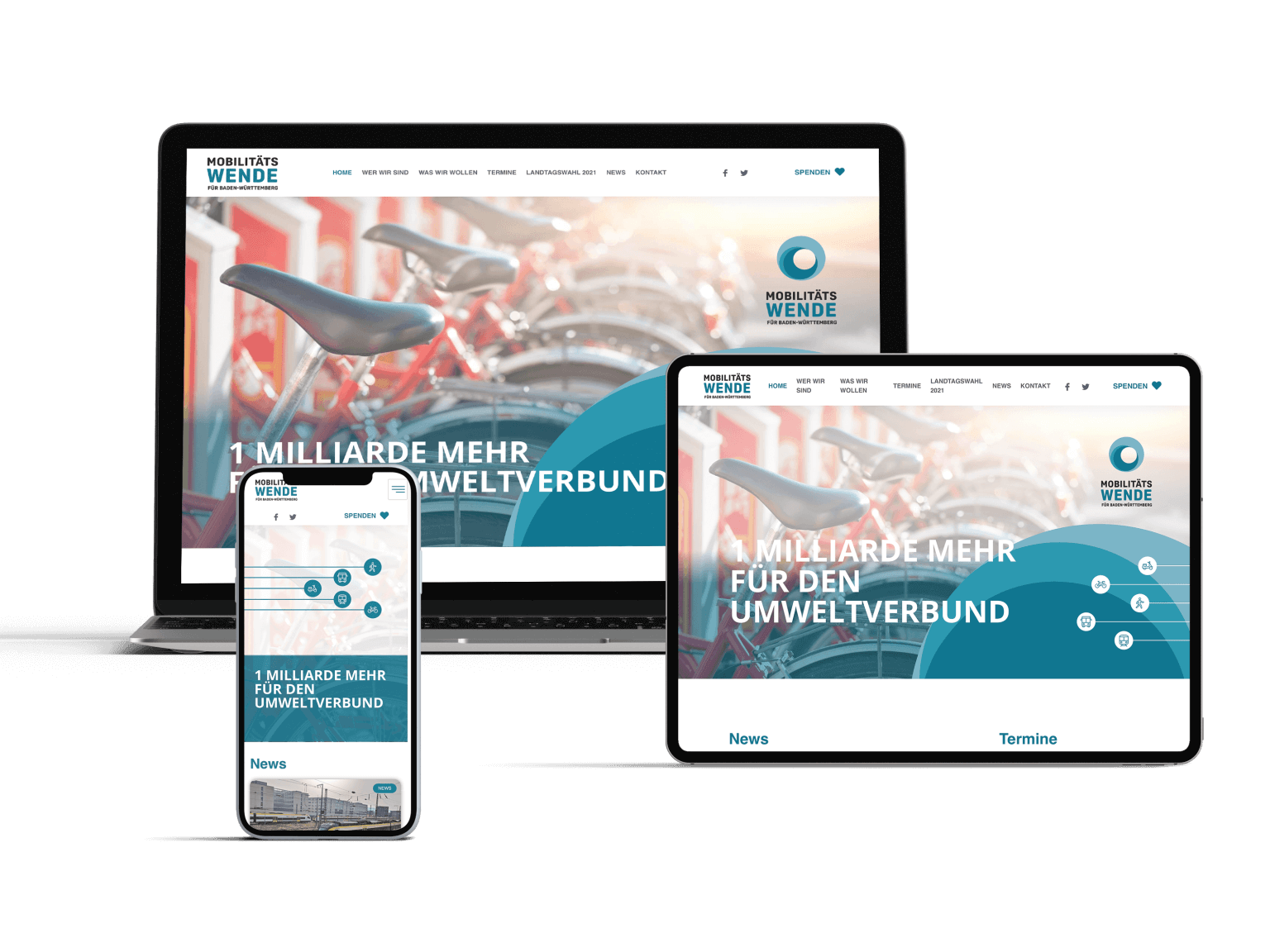 Webdesign für Verein eine Politische Kampagne
